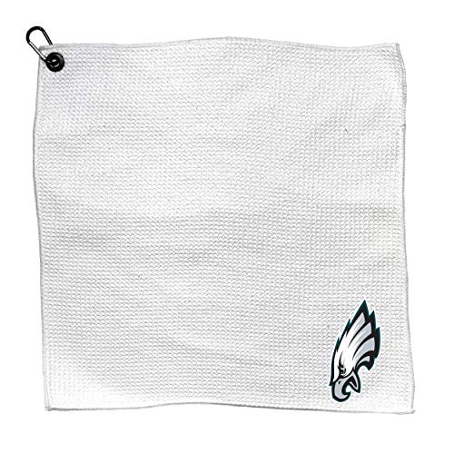 Team Golf Adult Unisex Golf Towel, Philadelphia Eagles 15X15 Microfiber Towel, Multi Team Color, One Size US