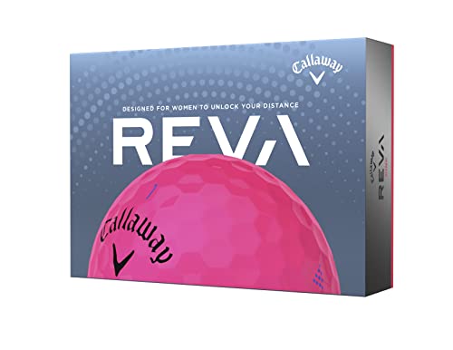 Callaway REVA Golf Balls (one dozen) (2023 Version, Pink)