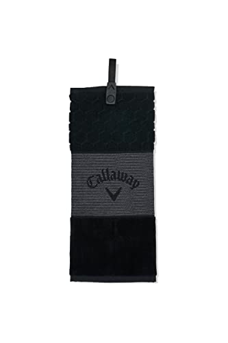 Callaway TW CG Trifold Towel BLK 23,Black