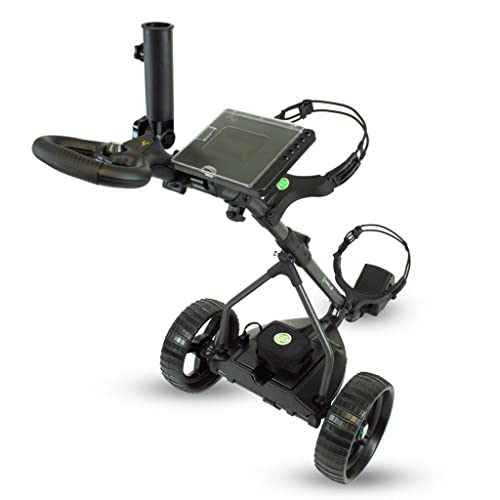 PowerBug GT Electric Golf Cart – 27 Hole Lithium Battery, Accessories Included (Cellphone Holder, Umbrella Holder, Score Card Holder, Drink Holder)