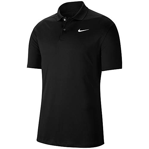 Nike Men’s Nike Dri-fit Victory Polo, Black/White, Large