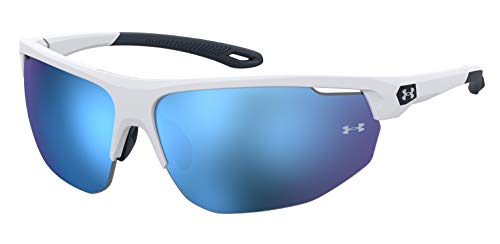 Under Armour Men’s UA 0002/G/S Special Shape Sunglasses, Grey Blue/Blue Multi, 71mm, 9mm