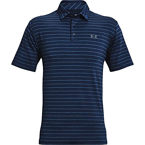 Under Armour Men’s Playoff 2.0 Golf Polo , Academy Blue (409)/Pitch Gray , XX-Large