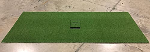 PREMIUM PRO TURF 5′ x 10′ Golf Mat for Optishot Simulator for Right and Left Handed Golfers- Also Holds a Wooden tee