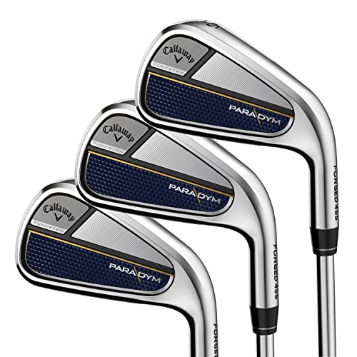 Callaway Golf 2023 Paradym Iron Set (Right Hand, Graphite Shaft, Stiff Flex, 4 Iron – PW)