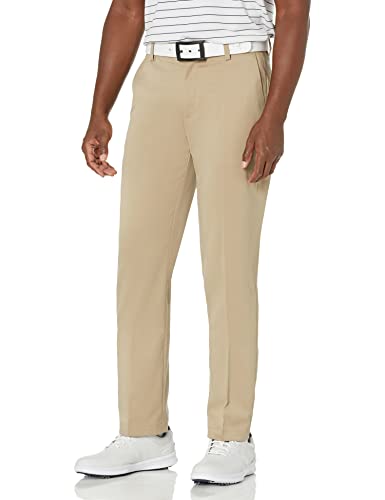 Amazon Essentials Men’s Straight-Fit Stretch Golf Pant, Khaki Brown, 36W x 30L