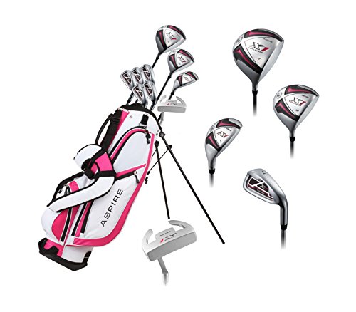 Pink Right Handed Golf Club Set for Petite Ladies
