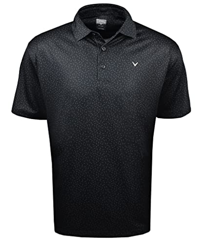 Callaway Golf USA All-Over Flag Print Polo Shirt Caviar Large