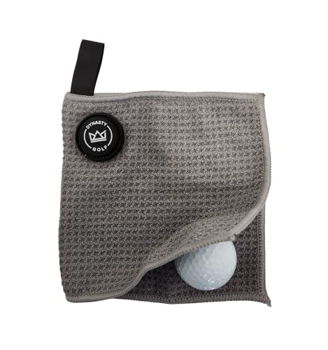 Small Magnetic Golf Towel – Golf Ball Towel Small Golf Greens Towel – Golf Ball Cleaner Towel for Around The Greens – Golf Pocket Towel and Magnet Golf Hand Towel