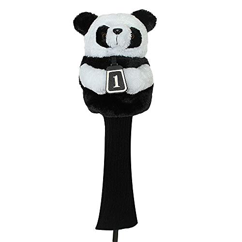 Scott Edward Animal Zoo Golf Driver Wood Covers, Fit Drivers and Fairway, Lovely Dogs, Funny and Functional (Panda, Driver Head)