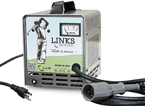 Lester Link Series 48 Volt Golf Cart Battery Charger for 1995-2013 Club Car PowerDrive & IQ Golf Carts