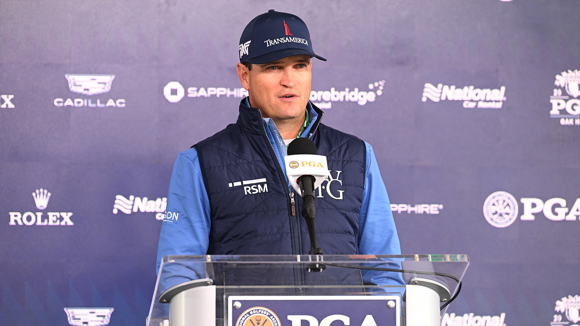 Zach Johnson grilled by reporter Sunday regarding LIV players in Ryder Cup