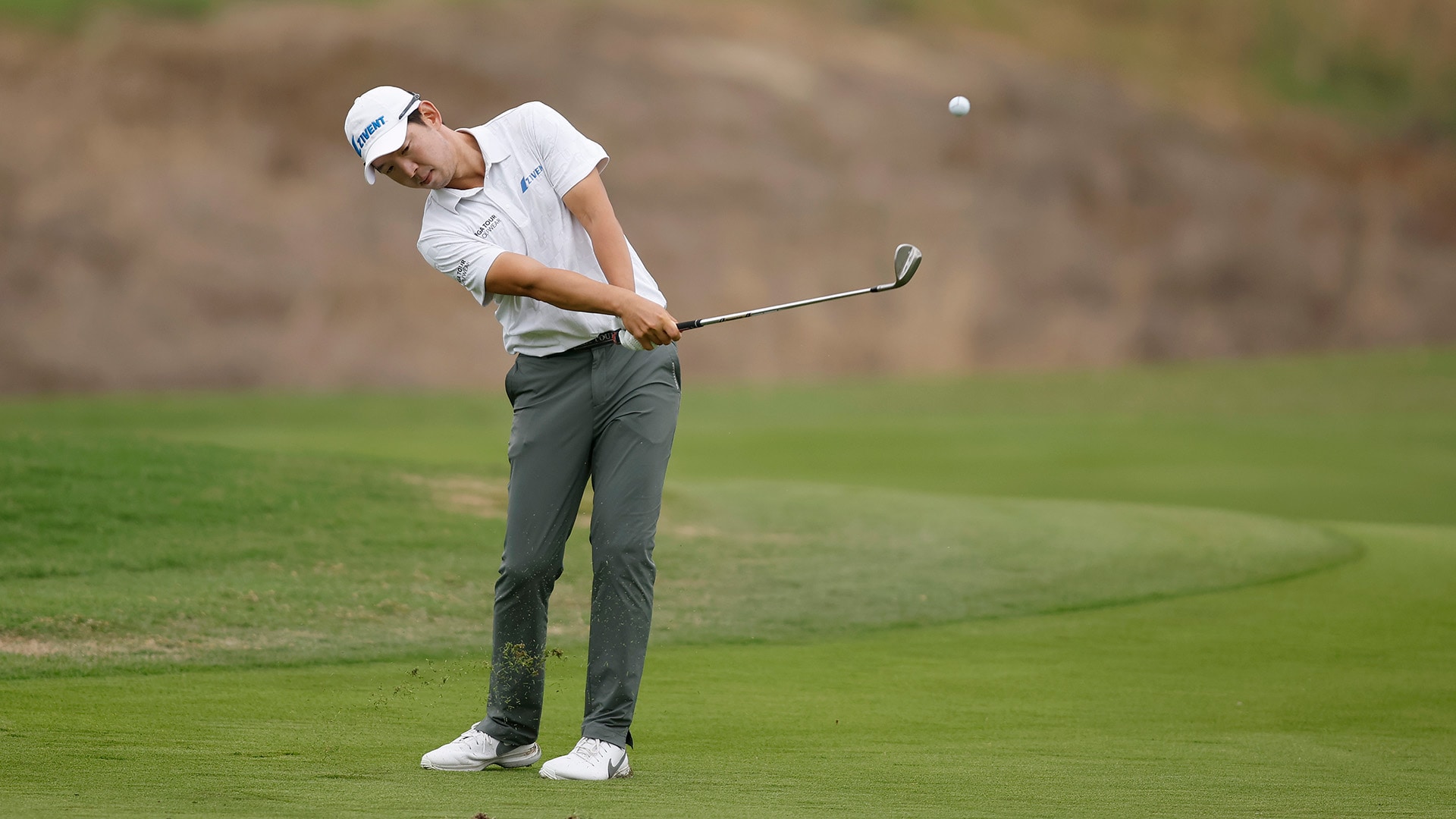 Seung-Yul Noh has ‘borderline’ yardage at 18, lays up with chance to shoot 59