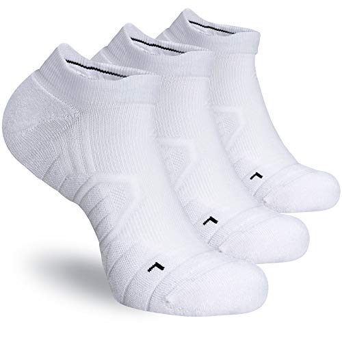 Hylaea No Show Athletic Running Socks for Men Women Youth Compression Low Cut Sports Socks for Gym Workout Tennis Walking Golf Cushion Tab