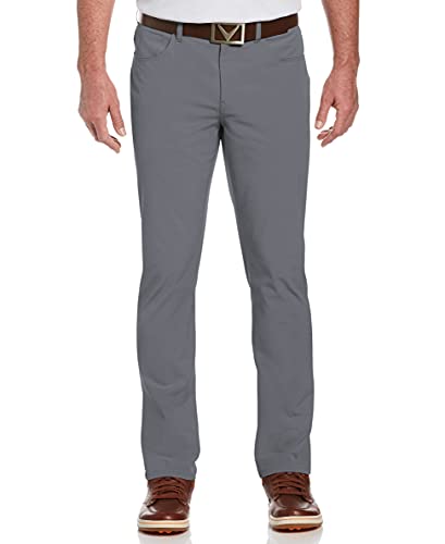 EverPlay 5-Pocket Golf Pant (Waist Size 30 – 56 Big & Tall), Dark Grey Heather, 34W x 32L