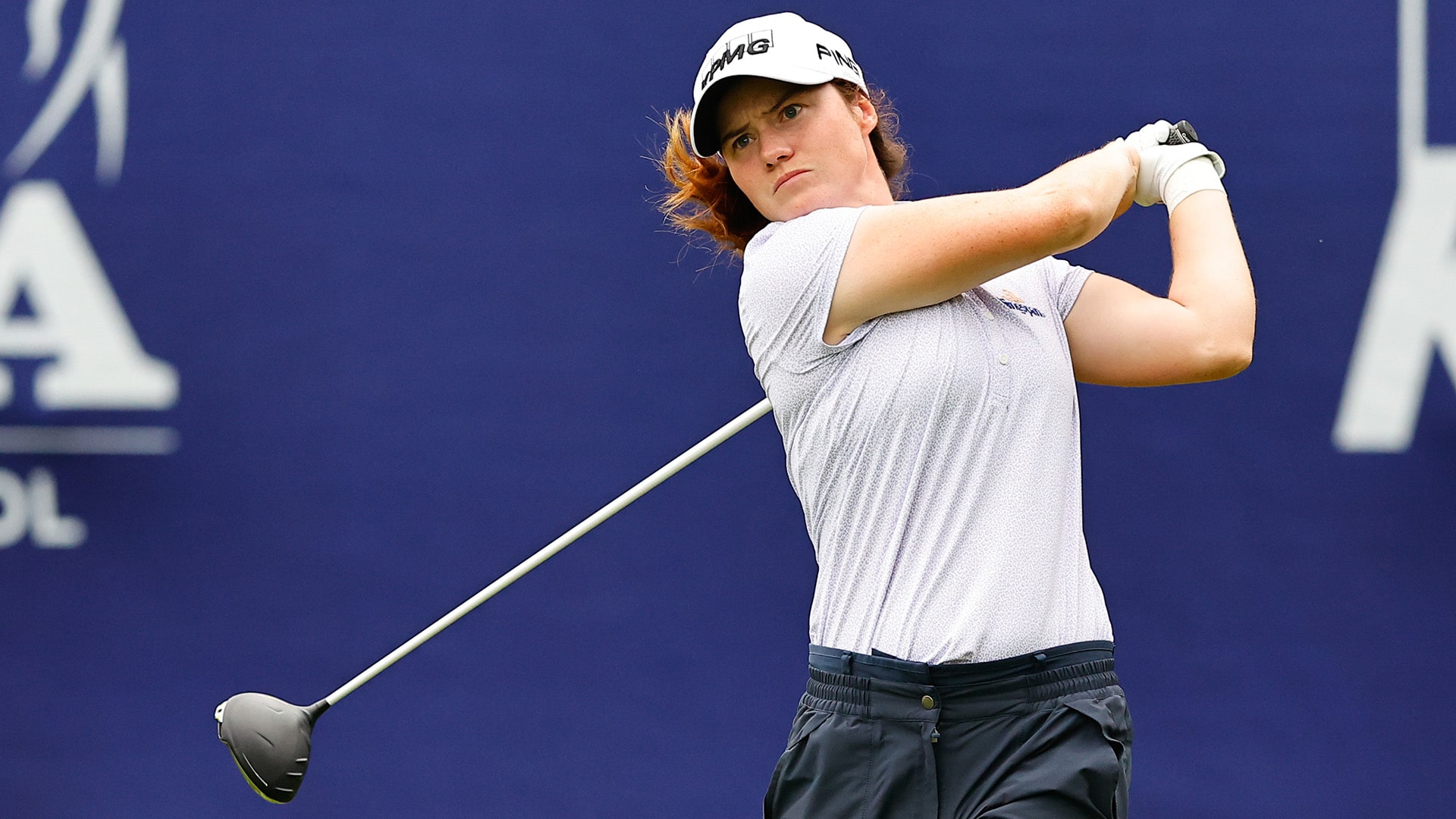 Leona Maguire keeps rolling with a 68, takes halfway lead at KMPG Women’s PGA