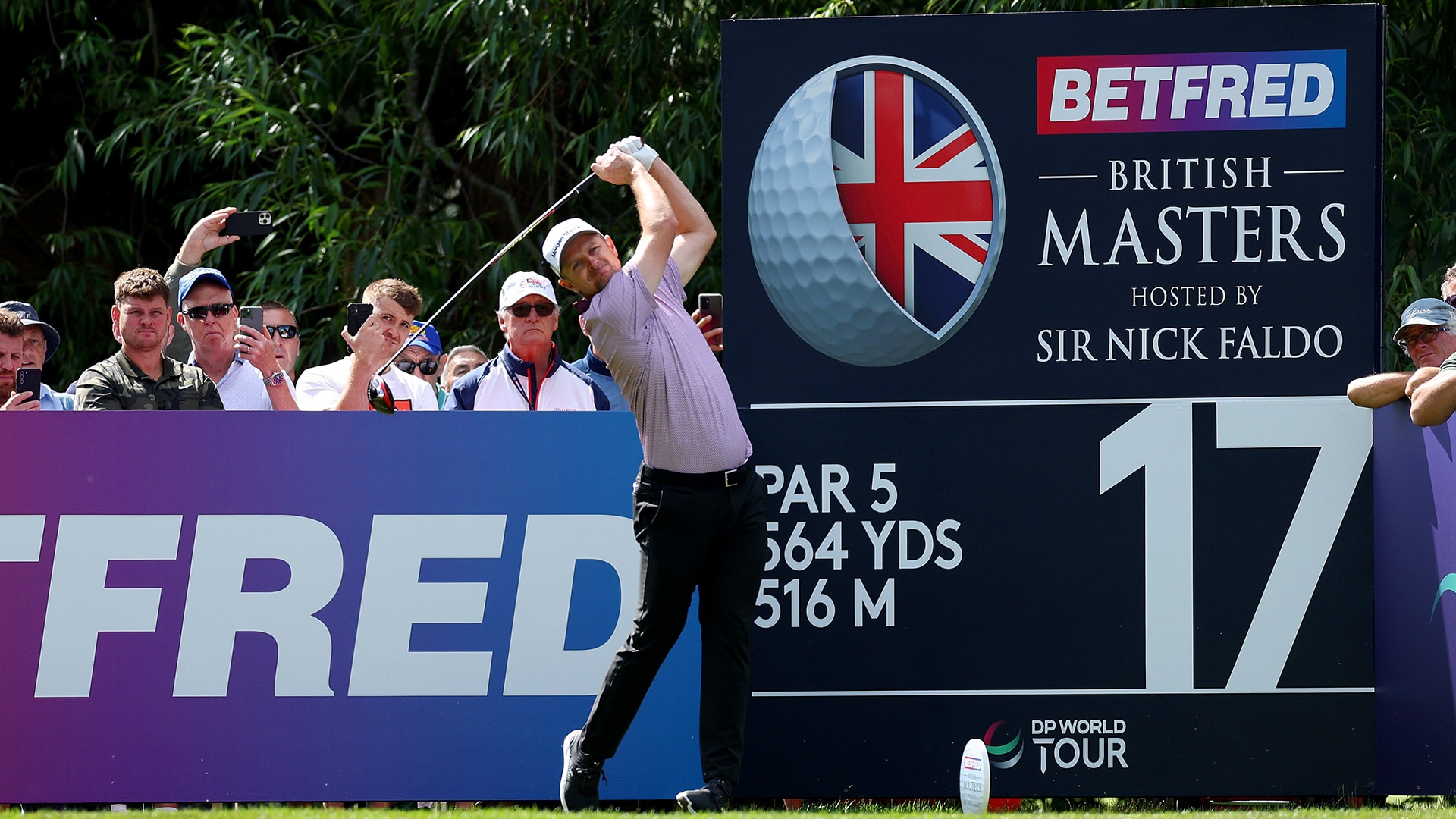 Justin Rose sets the pace at British Masters with 7-under 65