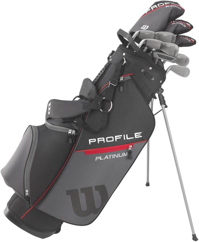 WILSON Men’s Profile Platinum Complete Golf Club Package Set – Right Handeded, Stand Bag review