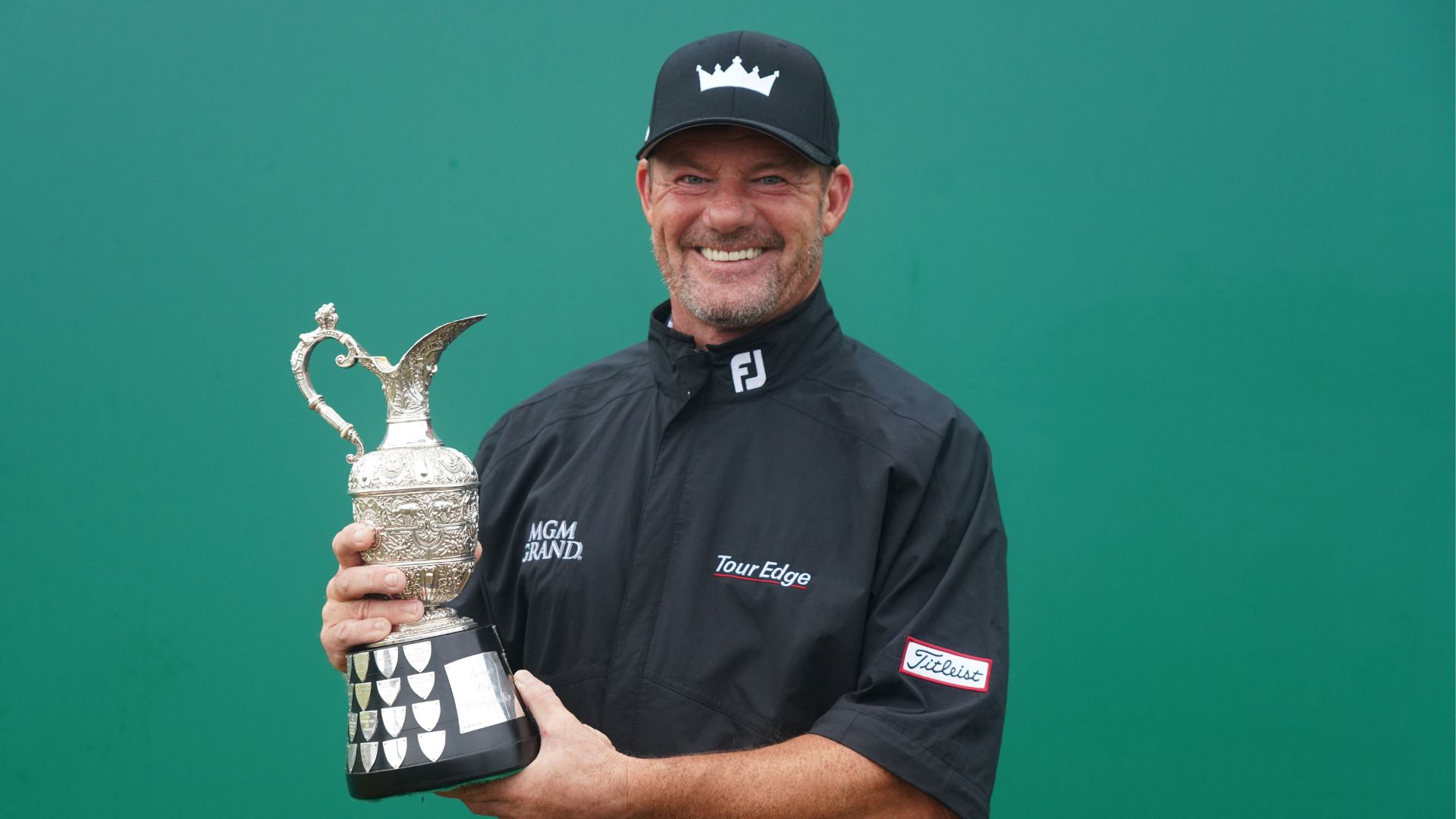 In grueling conditions, Alex Cejka defeats Padraig Harrington in playoff at Senior British Open