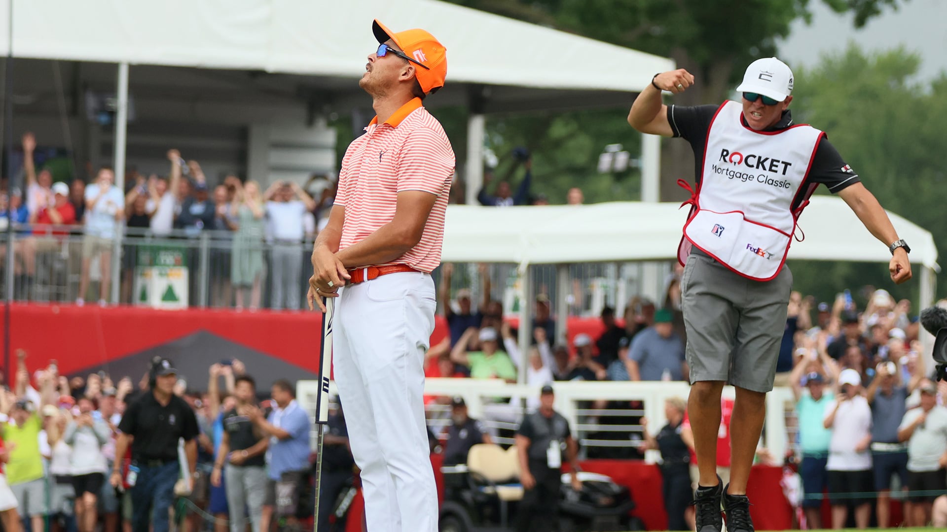 Rickie Fowler wins Rocket Mortgage Classic playoff for first Tour title since 2019