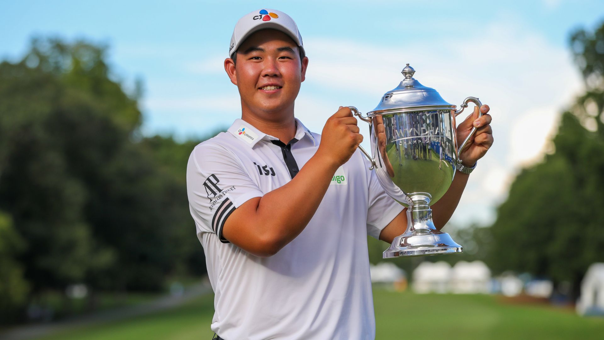 Tom Kim WDs from Wyndham Championship title defense with ankle injury