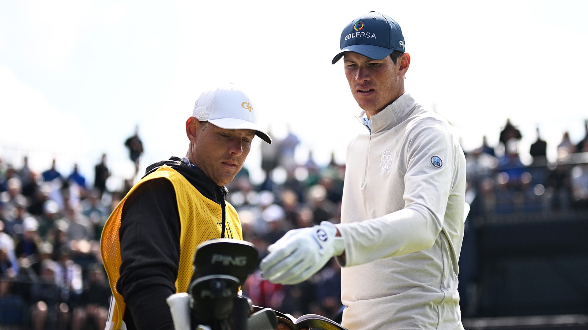 Christo Lamprecht stands tall – literally – at Open Championship