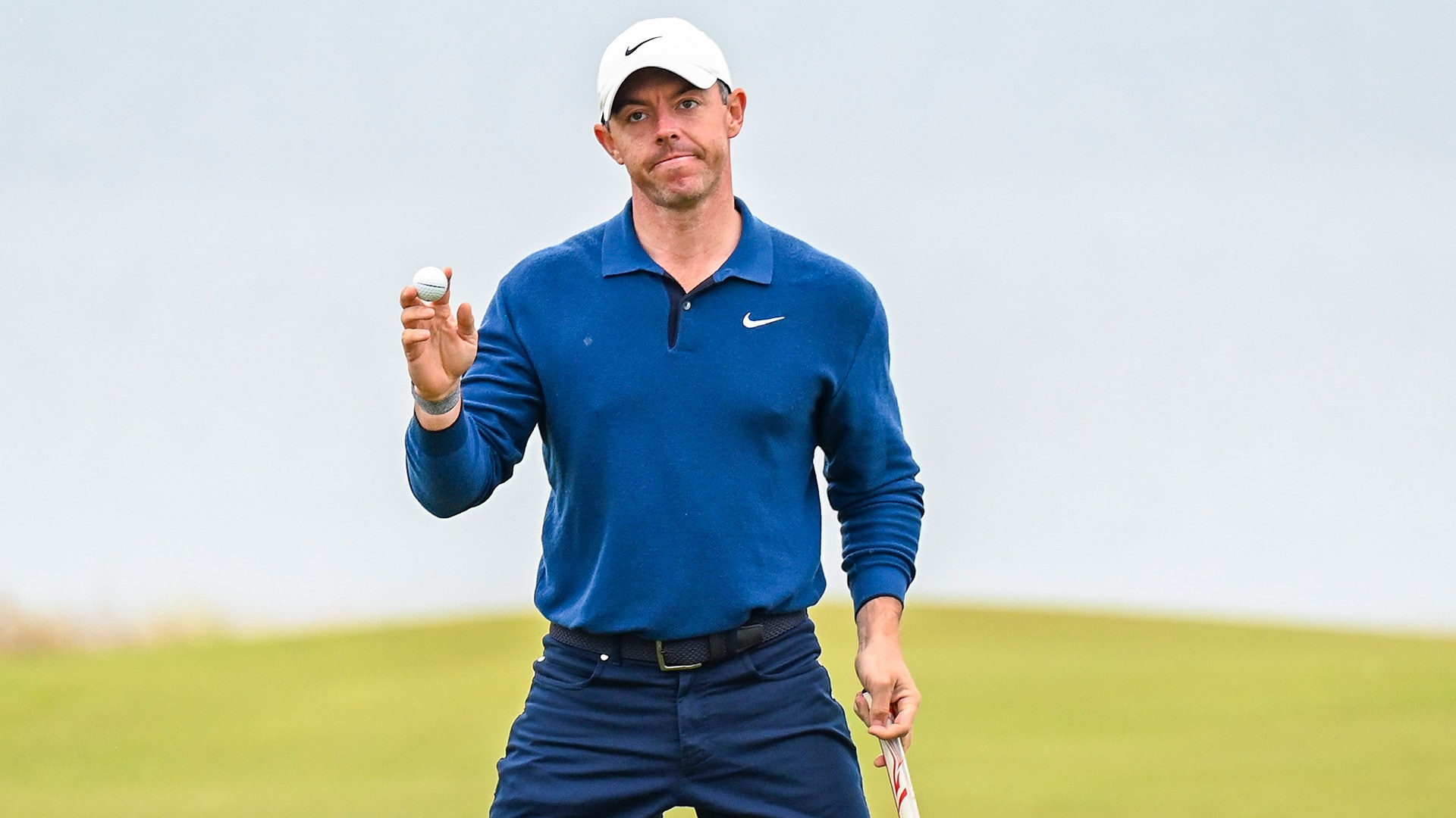 McIlroy can’t buy a putt and still posts 66 to lead Scottish Open