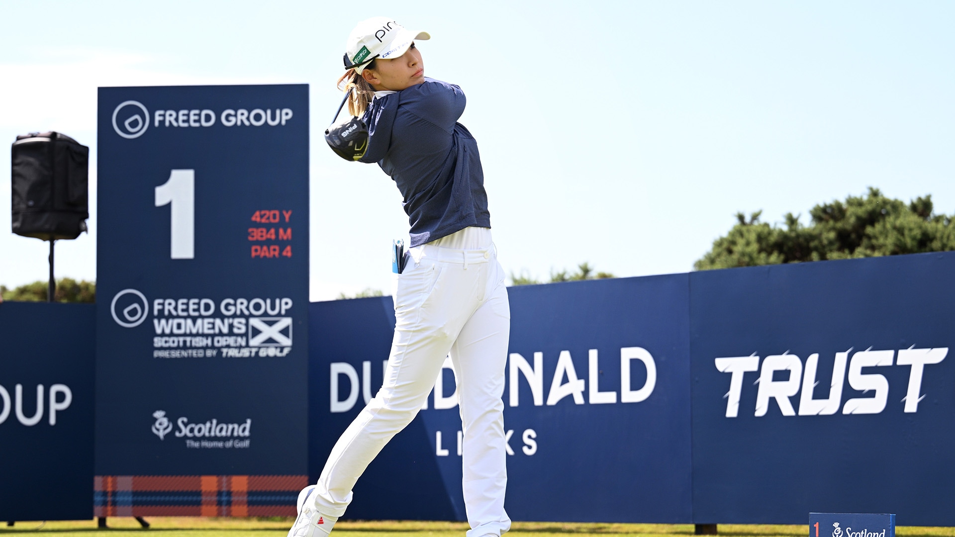 Hinako Shibuno maintains two-shot lead at Women’s Scottish Open