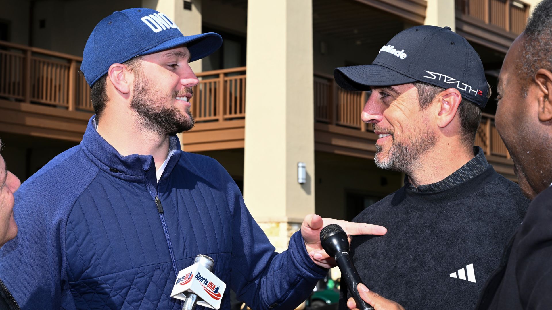 Josh Allen accuses Aaron Rodgers of cheating in AT&T Pebble Beach Pro-Am win