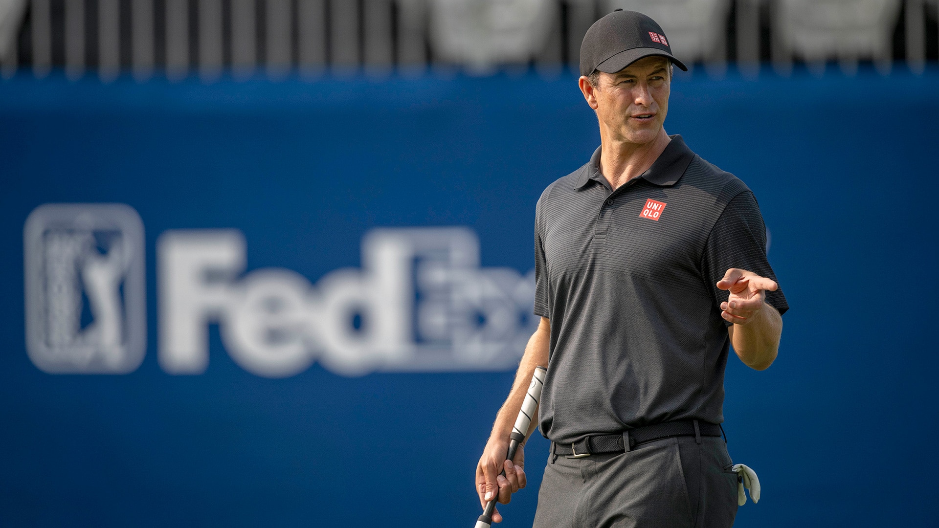 Fighting for spot in playoffs, Adam Scott fires 65 at Wyndham Championship