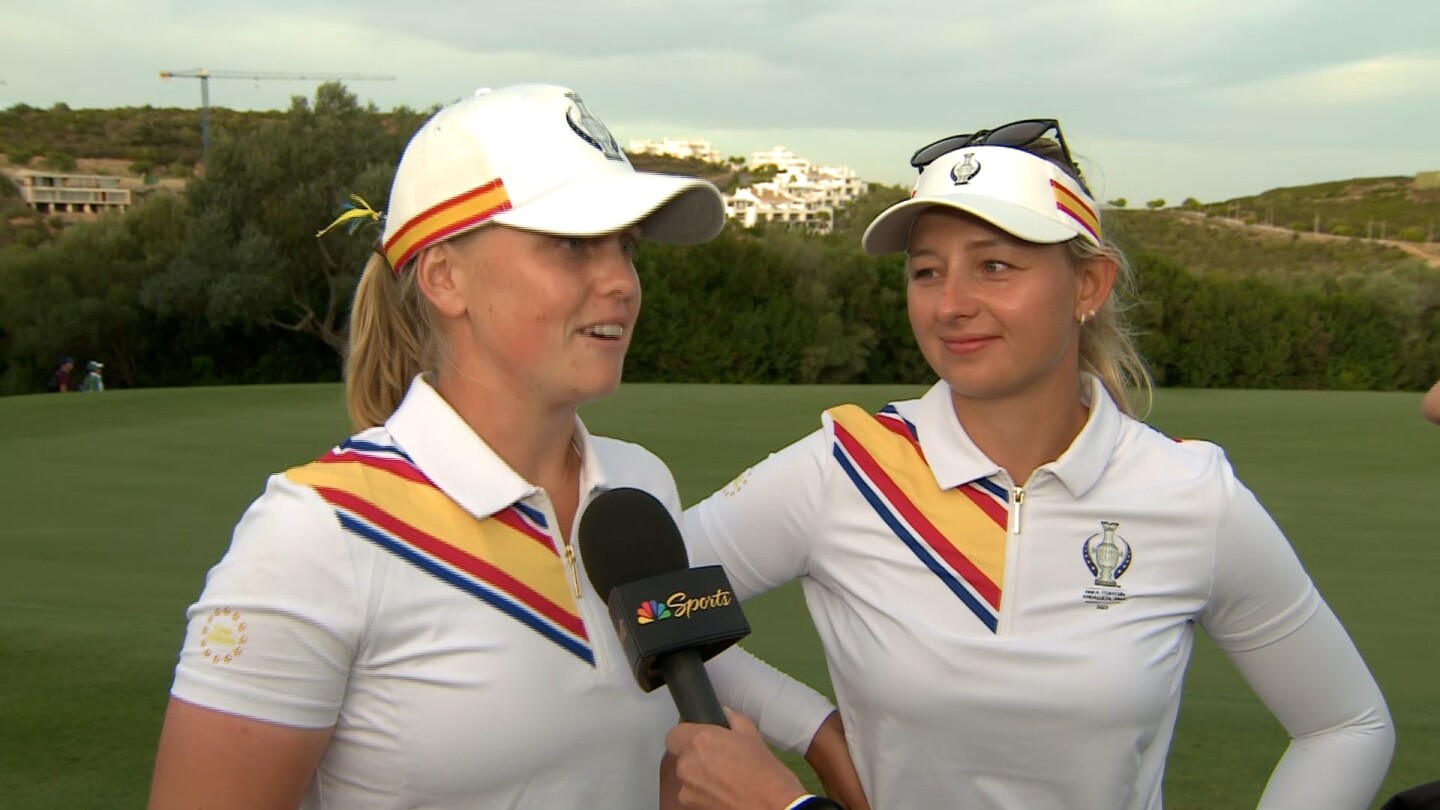 Emily Pedersen’s ace at Solheim Cup a ‘momentum changer’ for Team Europe