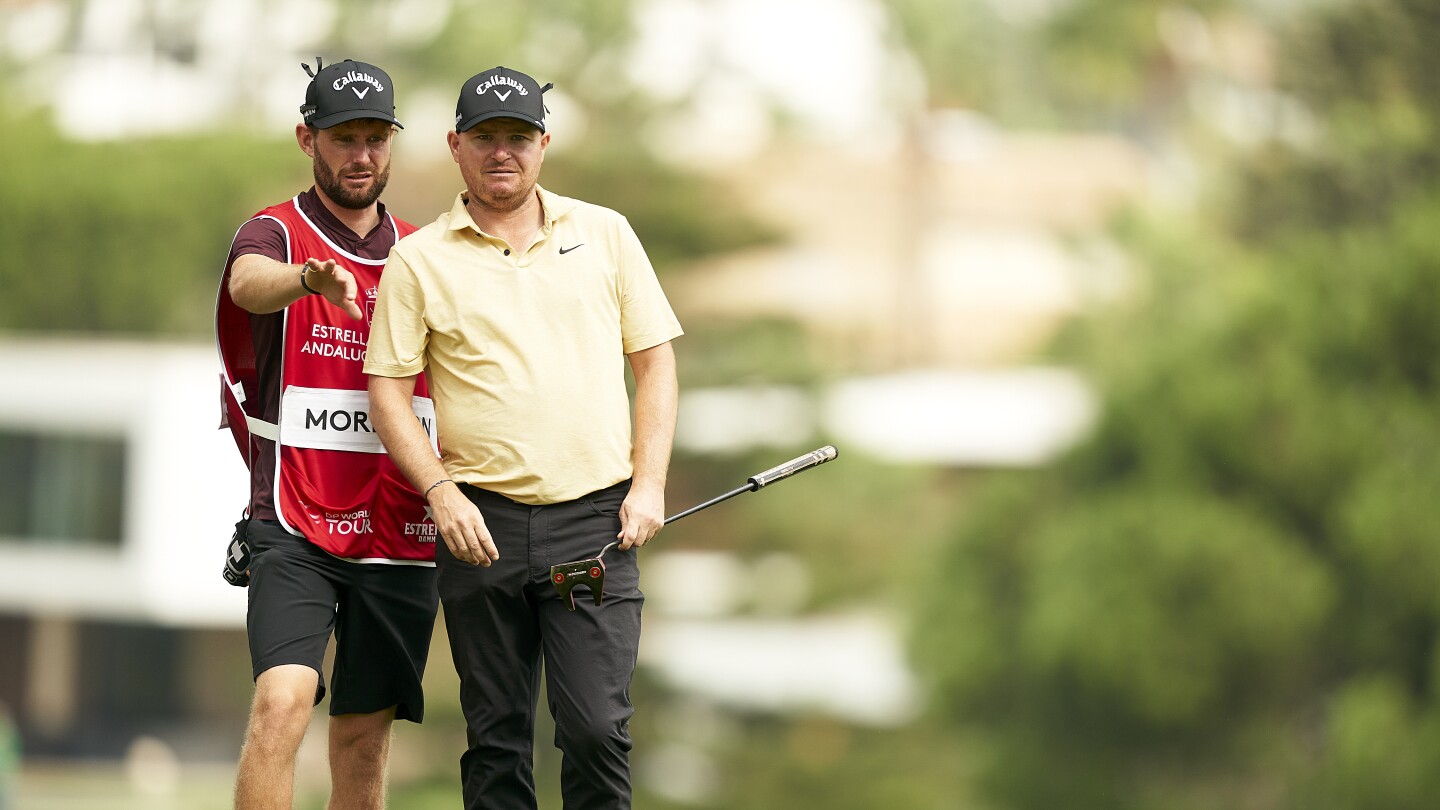 James Morrison leads as wind and rain affect Andalucia Masters