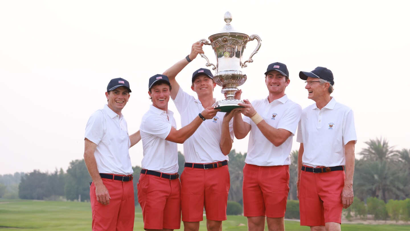 Team USA wins first Eisenhower Trophy at World Amateur Team Championship since 2014