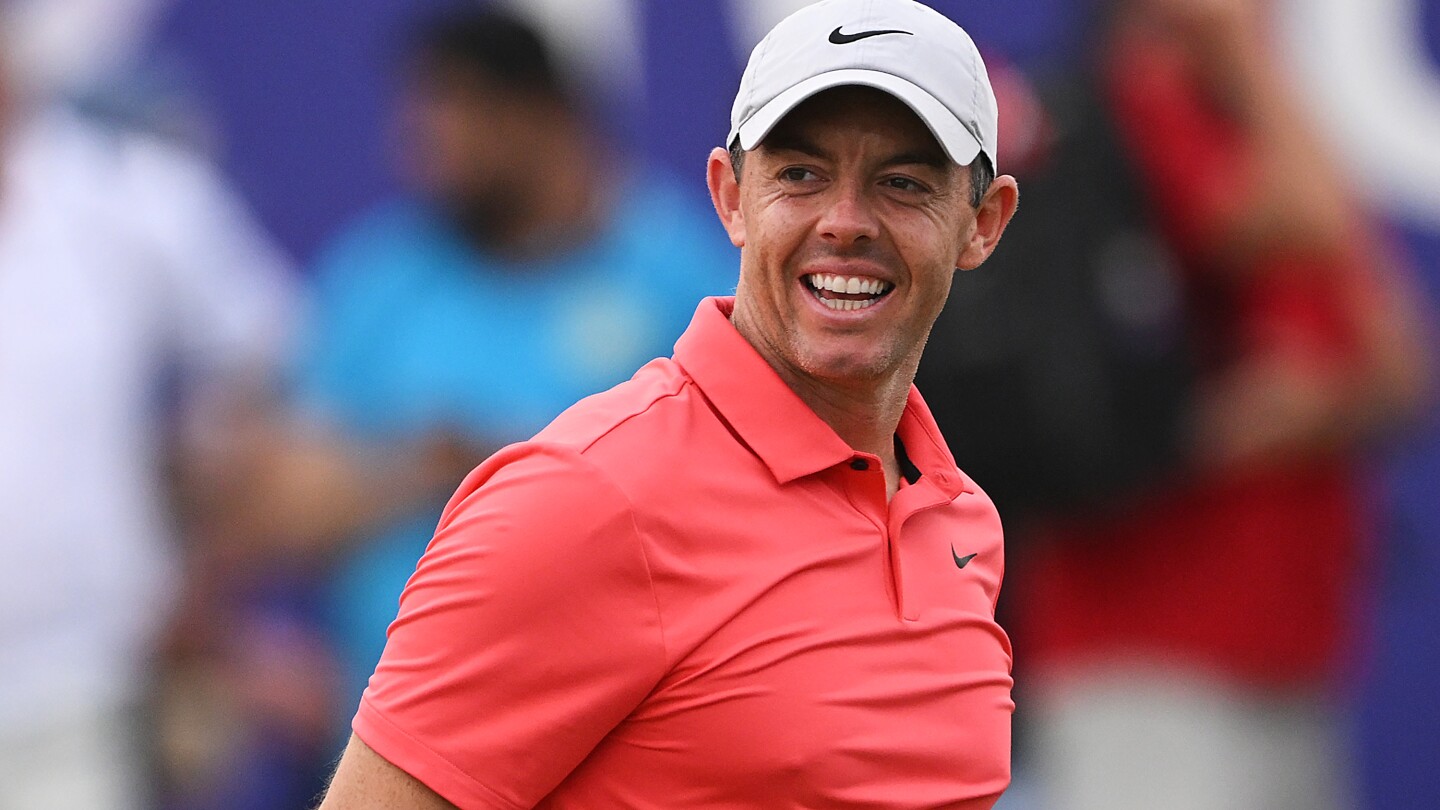 Watch: McIlroy’s shot lands in the lap of a sitting spectator