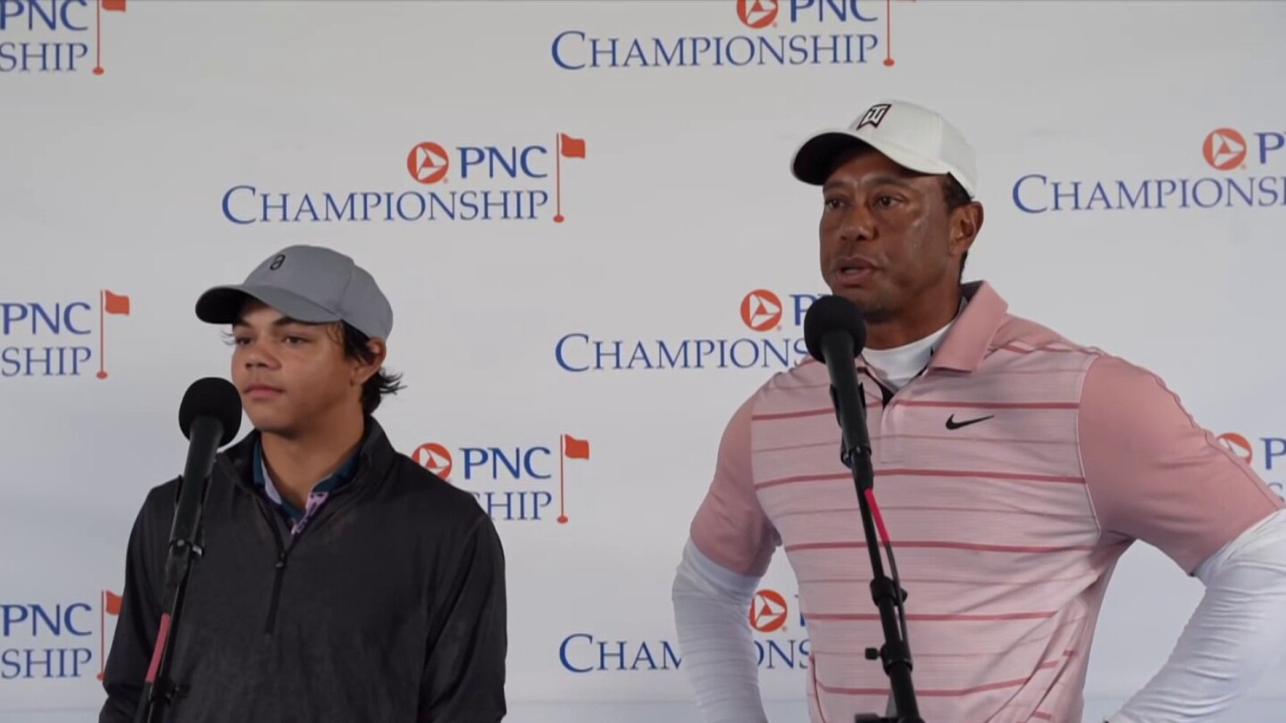 Tiger Woods “getting better each and every day” at PNC Championship