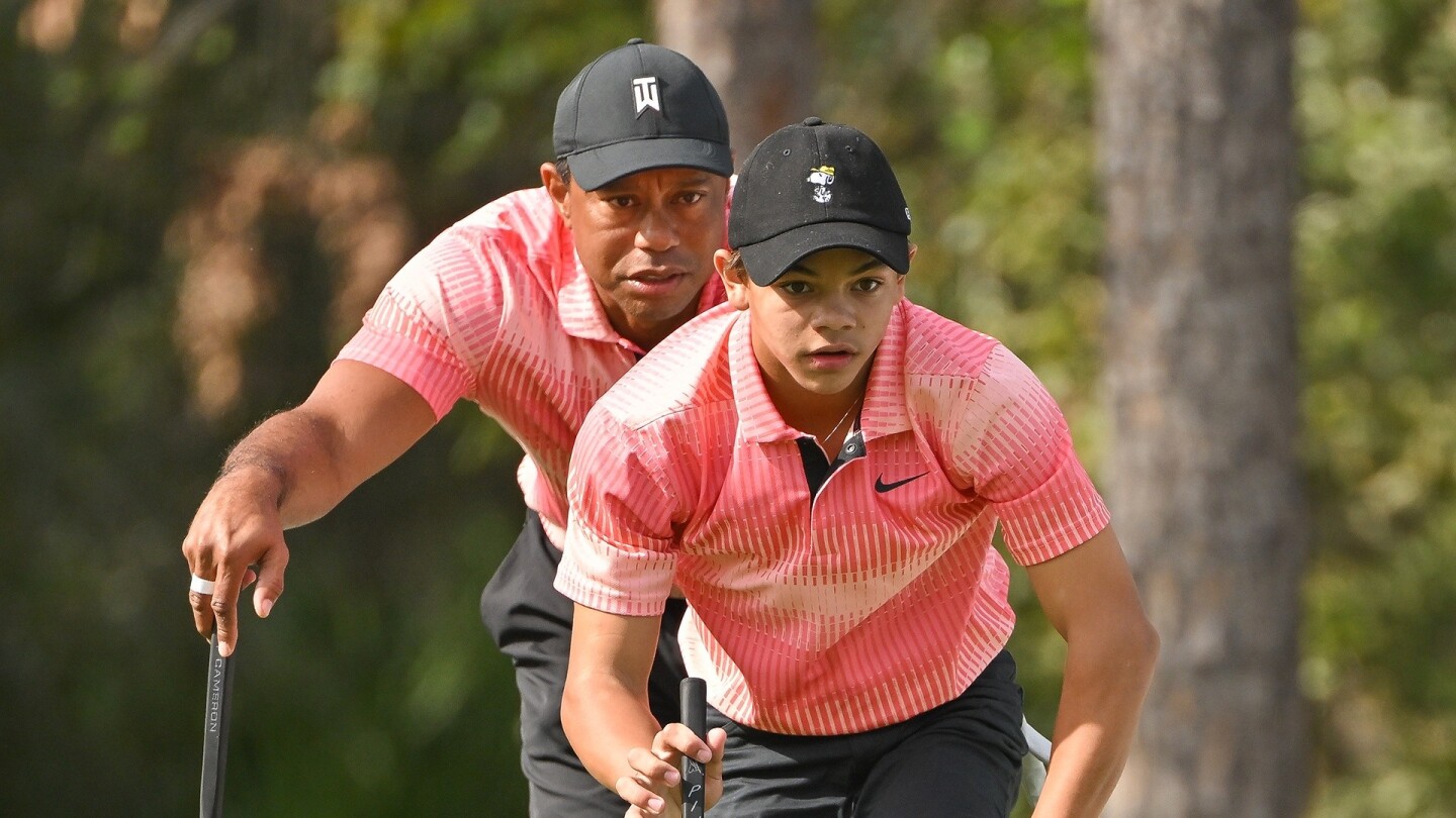 Tiger and Charlie Woods gearing up to compete at PNC Championship