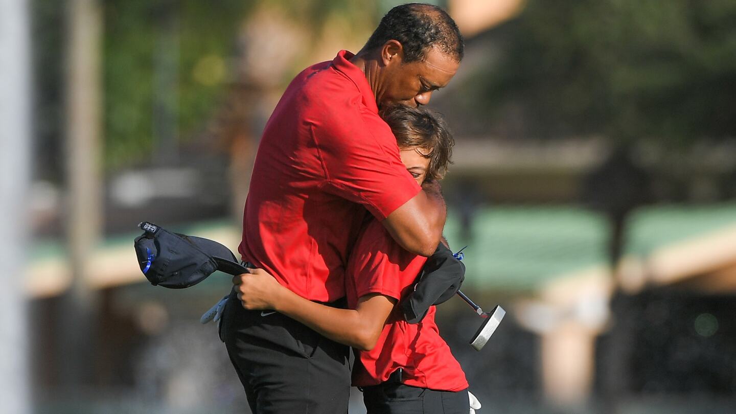 Photos: Tiger and Charlie through the years at the PNC Champ.