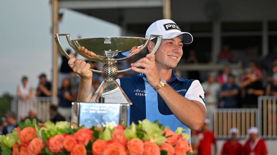 Viktor Hovland wins 2023 Tour Championship