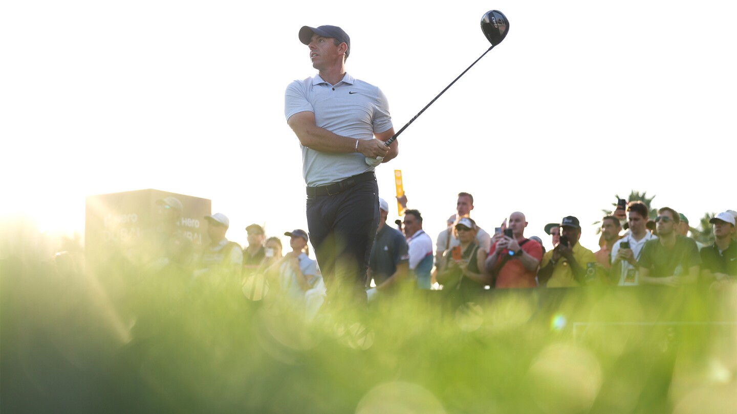 Rory McIlroy’s best shots from 2024 Dubai Desert Classic Round 3