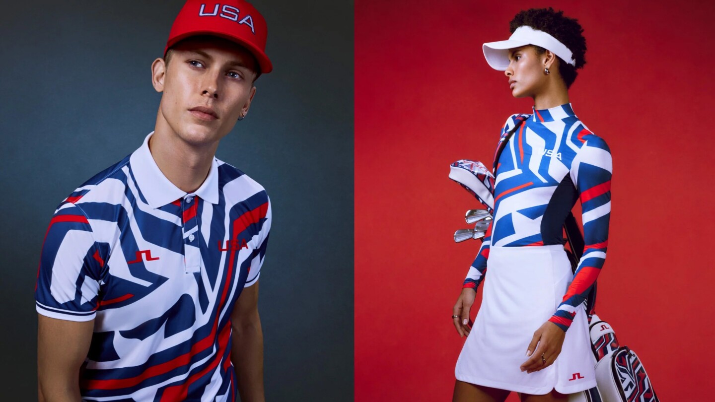 J.Lindeberg reveals golf outfits for Team USA at Paris Olympics