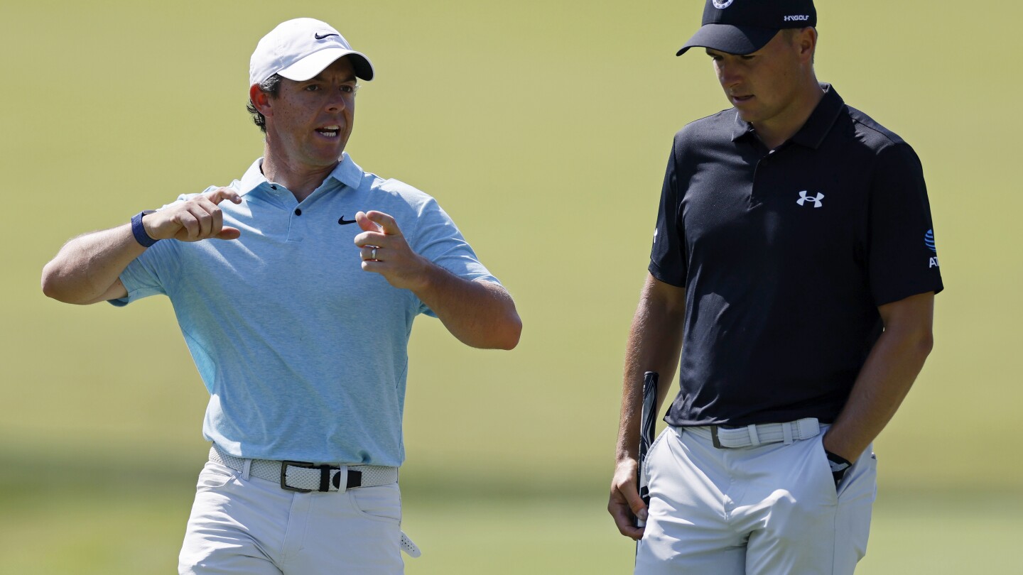 McIlroy chats with Spieth after Spieth’s PIF comments, group-text departure