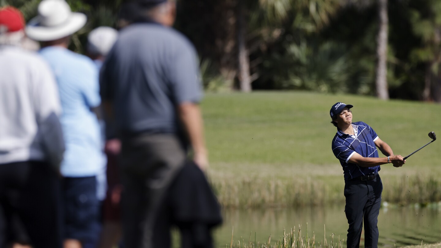 Charlie Woods plays first PGA Tour pre-qualifier, and things get fairly ugly