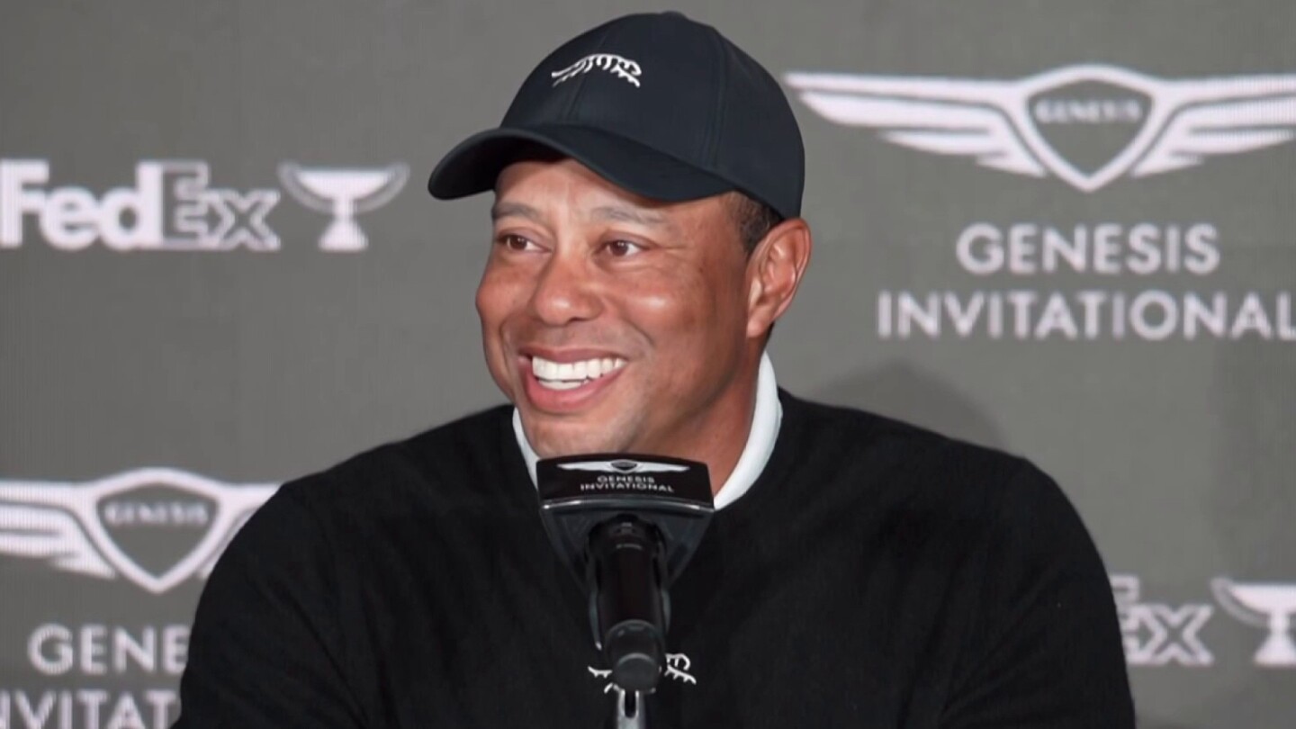 Tiger Woods talks Riviera, SSG, PGA Tour future before Genesis Invitational