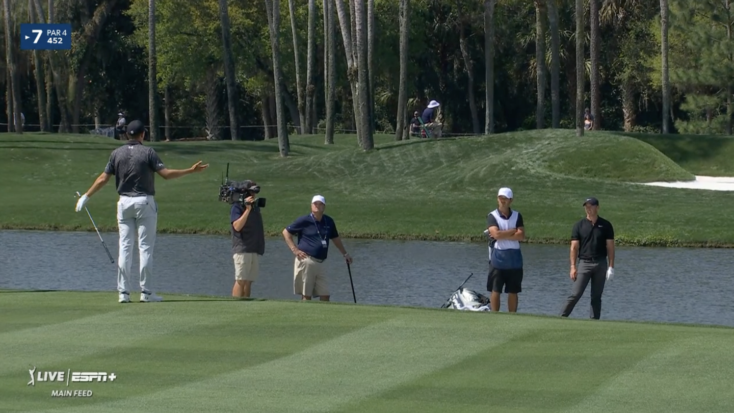 2024 Players Championship: Lengthy drop debate plays out after Rory McIlroy’s water ball