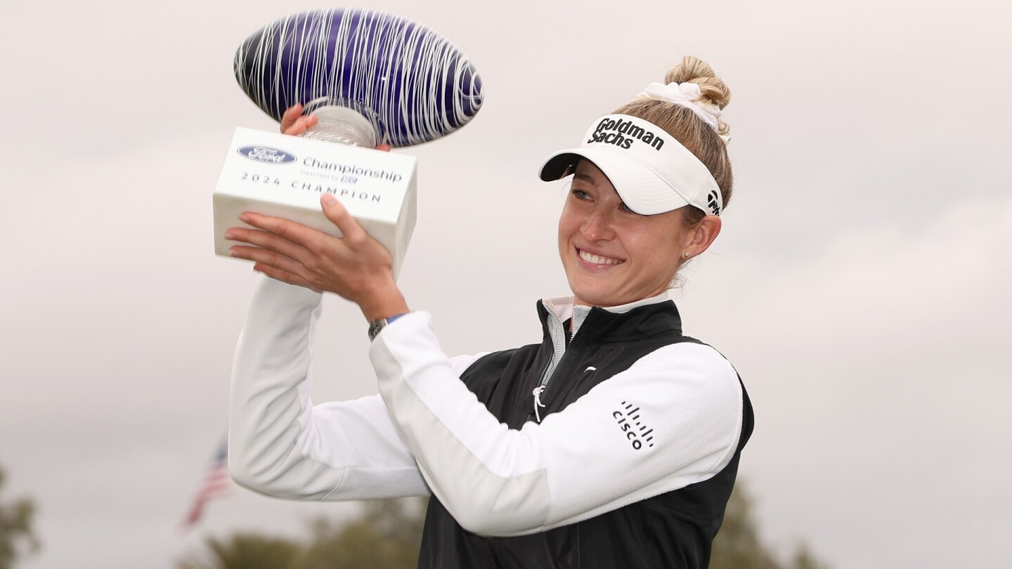 Nelly Korda showing tenacity on LPGA Tour after three-straight wins