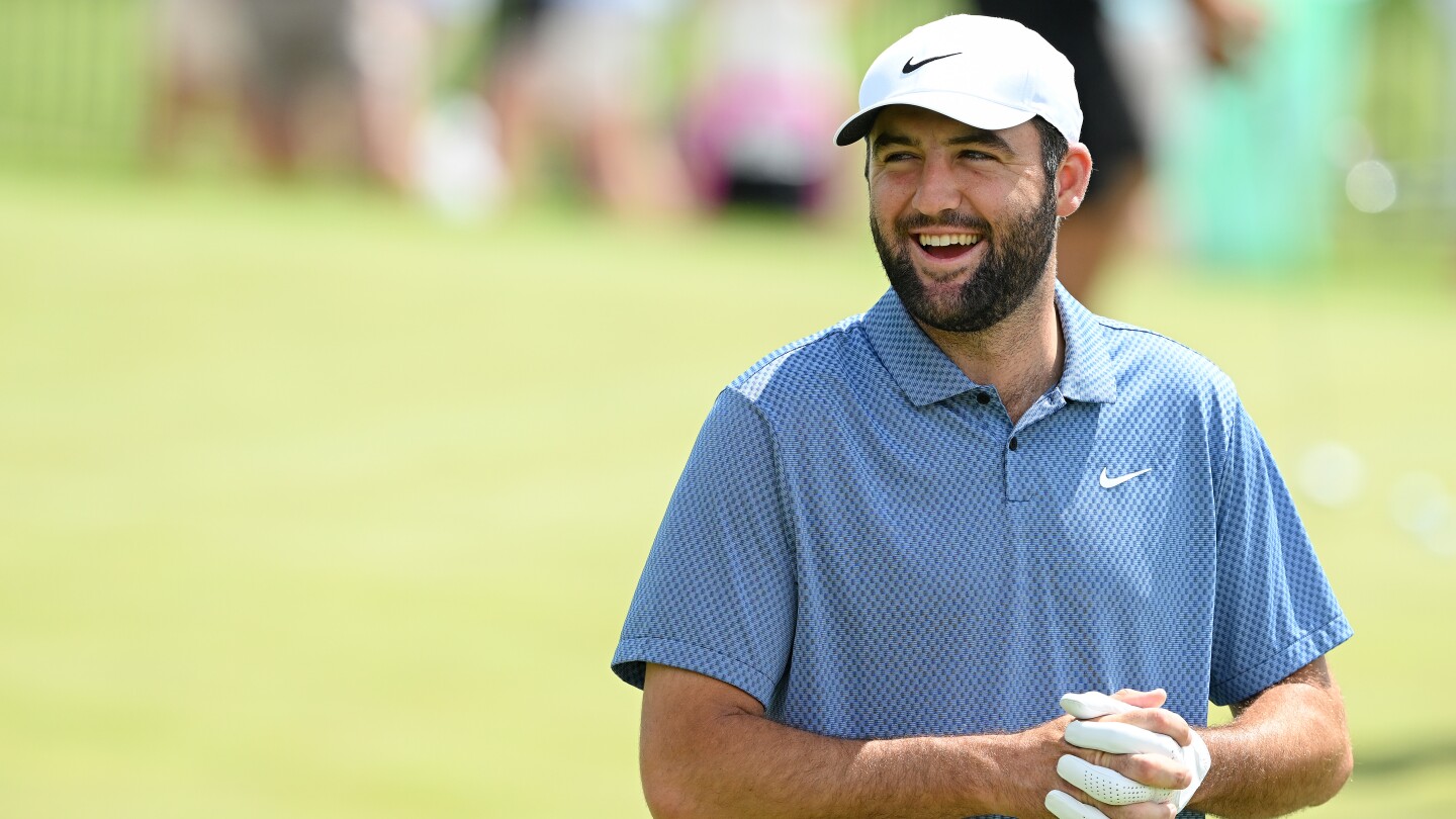 New dad Scottie Scheffler arrives at Valhalla to begin prep for PGA Championship