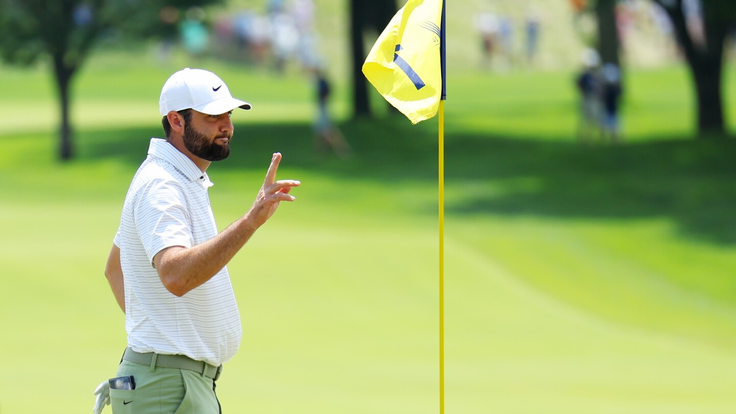 PGA 2024: Scottie Scheffler starts with fireworks, ends with practice putting