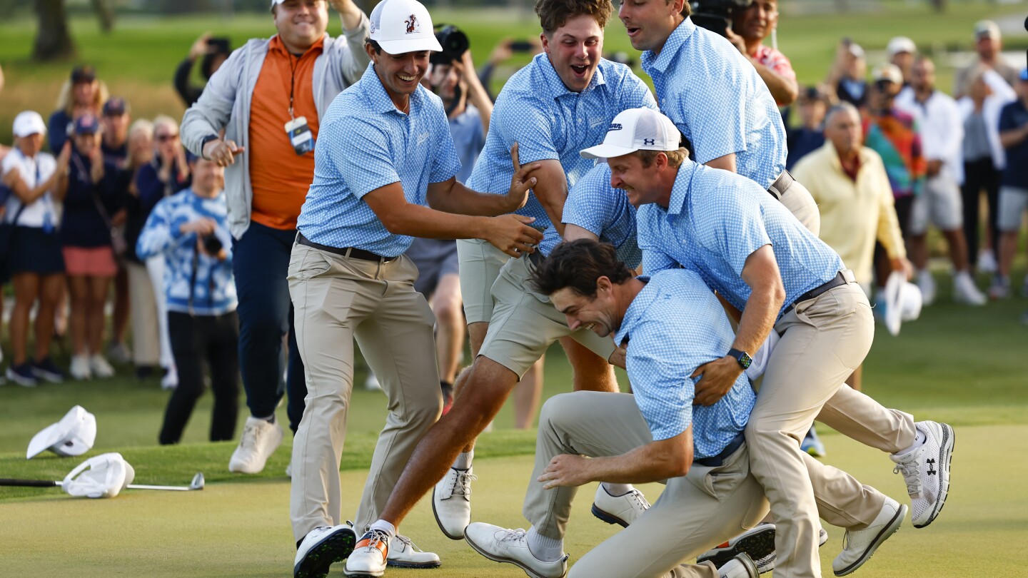 ‘This was my destiny’: Inside the team that brought Auburn its first national men’s golf title