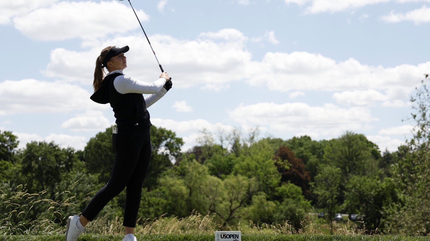 NCAA individual champion Adela Cernousek off to dream start at U.S. Women’s Open