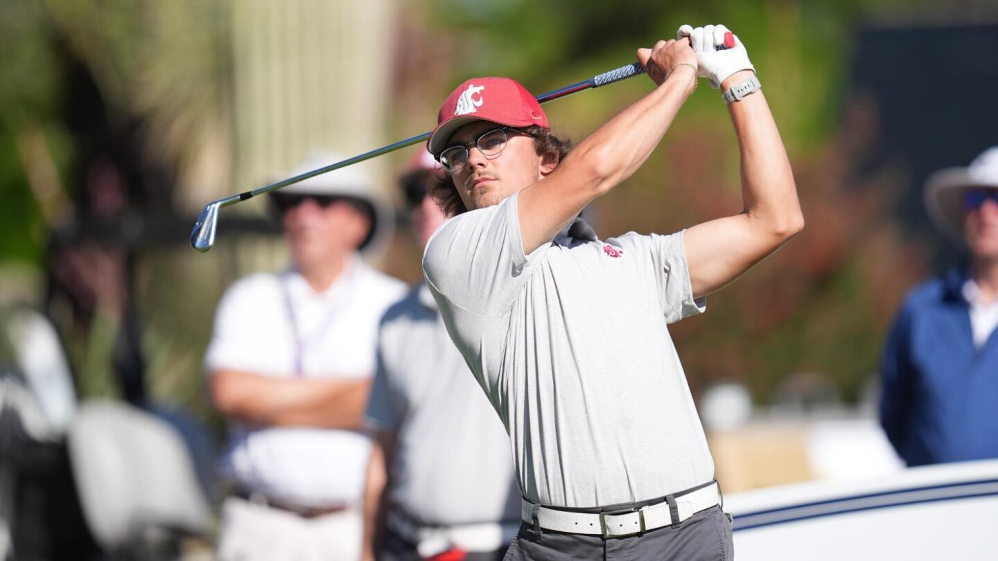 First team out of regionals, Washington State plays on at college golf’s NIT